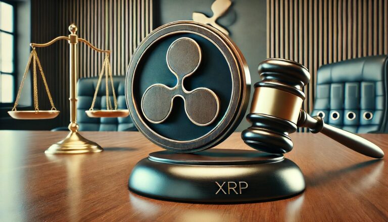 Dall·e 2024 06 14 07.12.42 A Wide Format Image Featuring The Official Ripple Xrp Logo Which Consists Of A Stylized X Resembling Three Connected Lines Forming An X Shape I.webp.jpeg