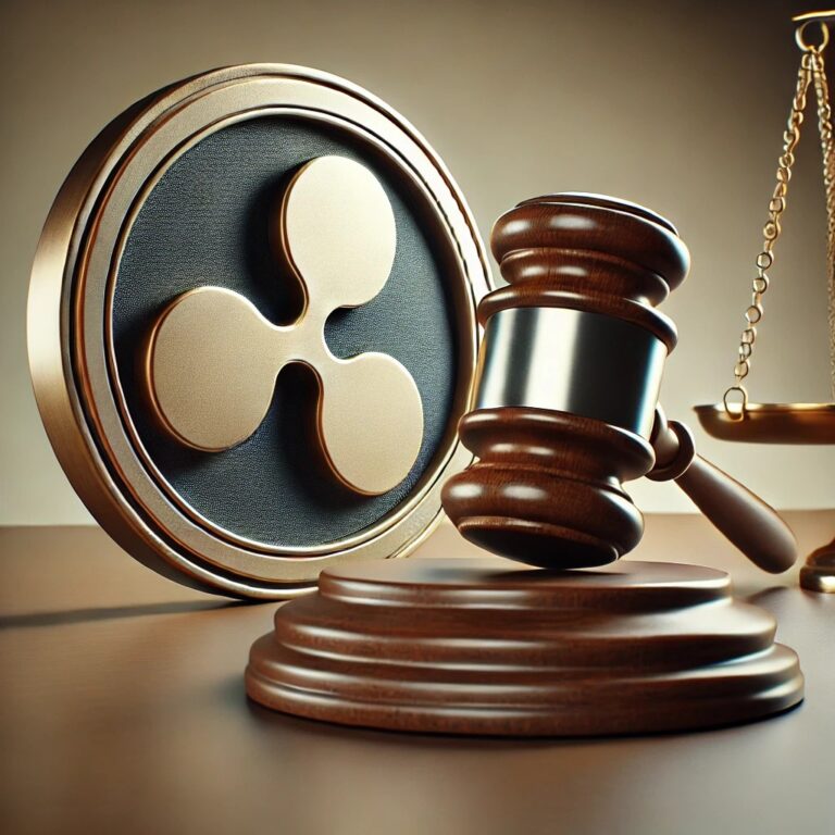 Dall·e 2024 06 21 09.39.12 A Wide Format Image Displaying The Official Ripple Xrp Logo Alongside A Court Gavel. The Ripple Logo Is Depicted Precisely And In Its Official Desig.webp.jpeg