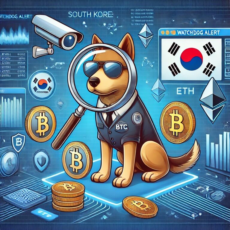 Dall·e 2024 07 04 15.38.13 Create A Featured Image For An Article Titled Crypto Watchdog Alert South Korea Unveils Round The Clock Monitoring To Combat Fraud. Show A Vigilant.webp.jpeg